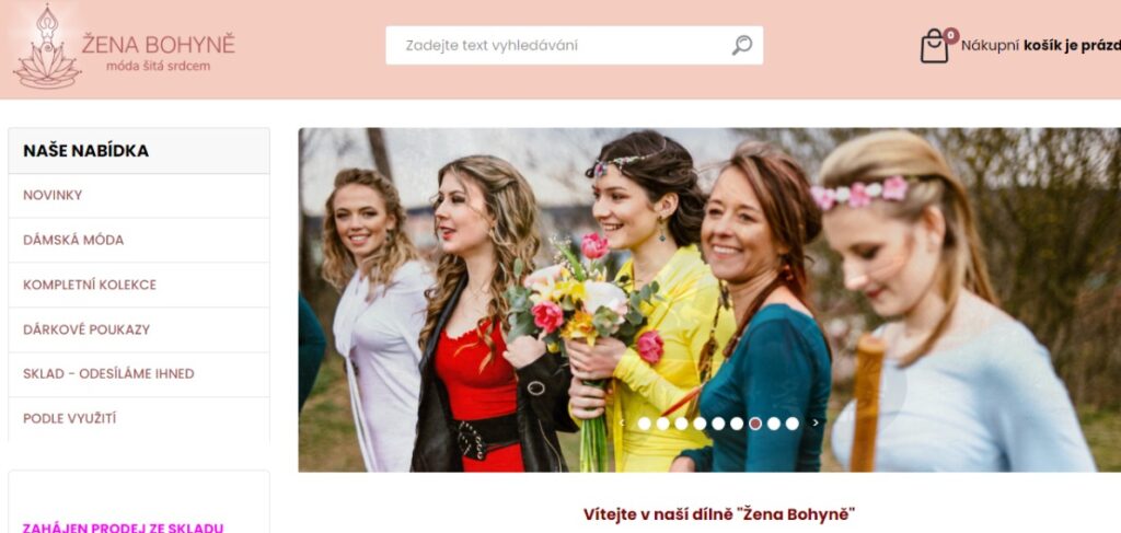 Navrhujeme a šijeme pohodlné a elegantní oblečení pro ženy.
