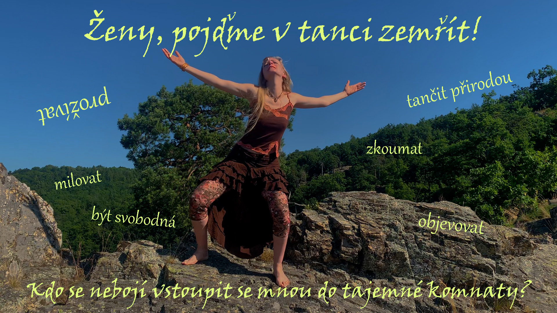 lekce: Tanec v přírodě na téma smrt.
